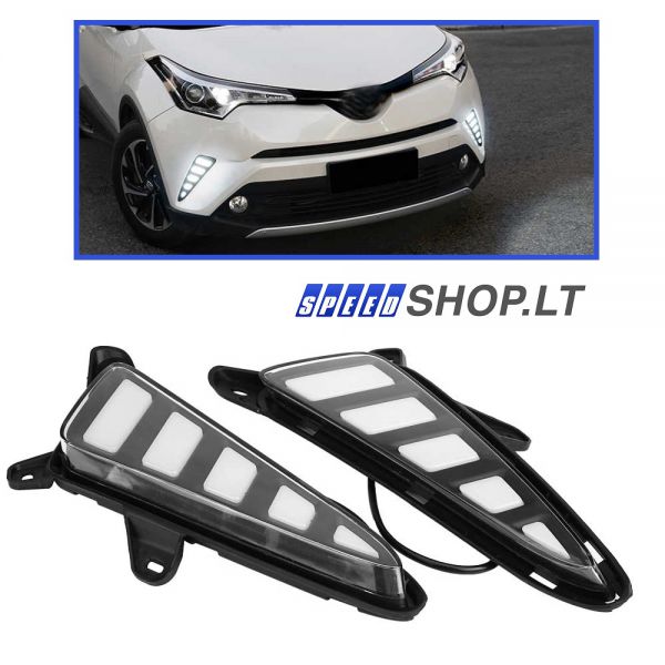 TOYOTA CH-R LED dienos šviesos žibintai
